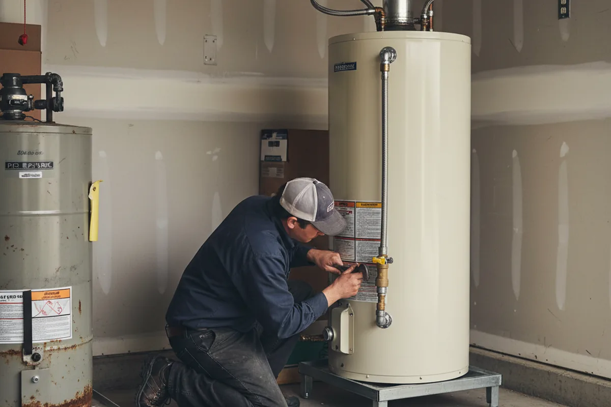 Water heater and shutoff valve replacement in South Burlington